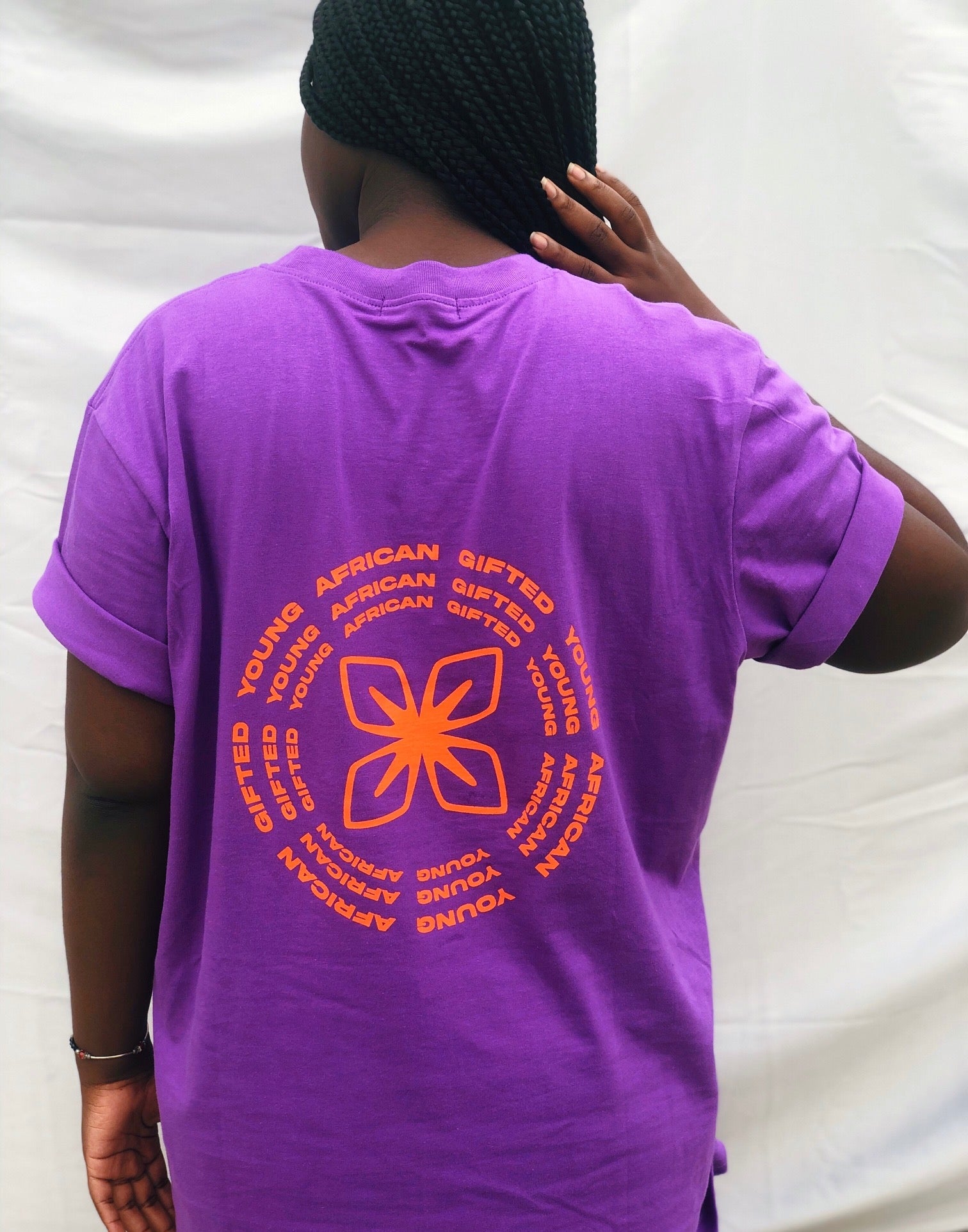 (PURPLE) YOUNG, AFRICAN & GIFTED TEE